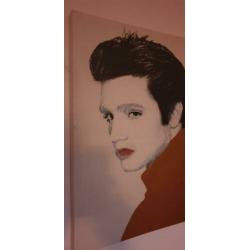 Eigen kunst. Elvis Presley. 55cmx40cm.