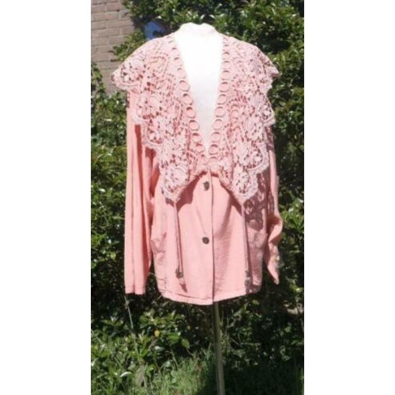 super leuke,aparte ja 80 blouse/Jasje, mt. XL ,berbel design