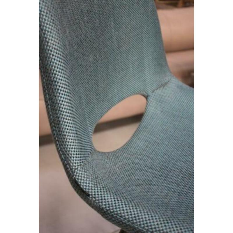 Partij nieuwe leuke barkrukken cognac blauw horeca keuken
