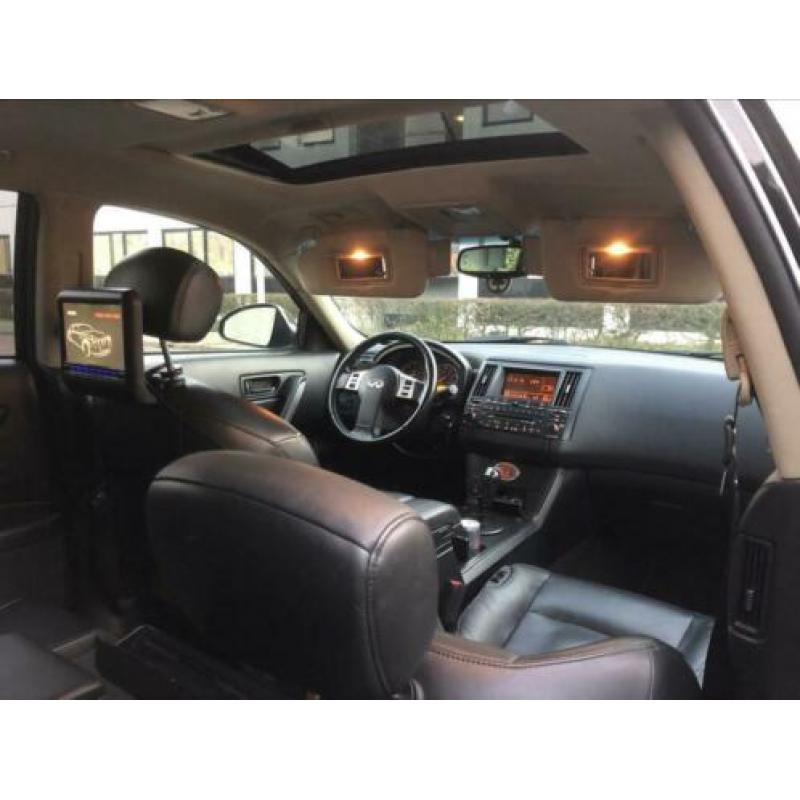 Black SUV Infiniti FX 45 V8 Lpg G3 20” Leer Bi-Xenon TV Bose