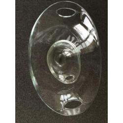 Transparente glazen schalen. Made in Italy. Borgonovo.