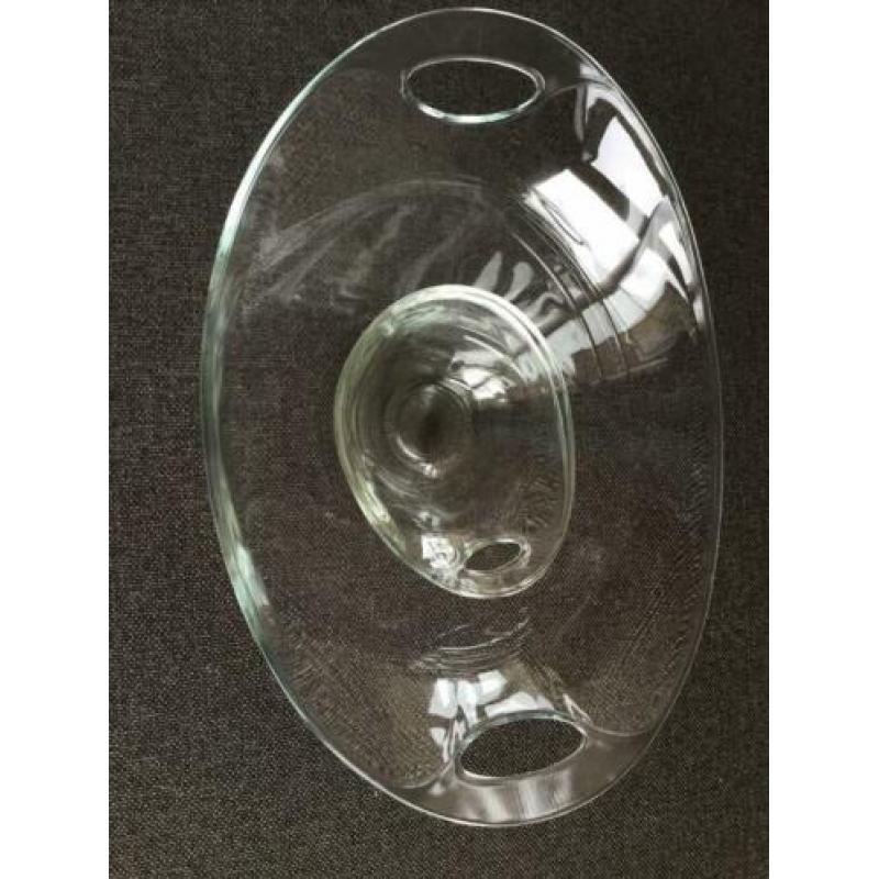 Transparente glazen schalen. Made in Italy. Borgonovo.
