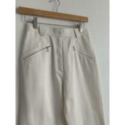Thierry Mugler hoge taille broek wit vintage 34 designer
