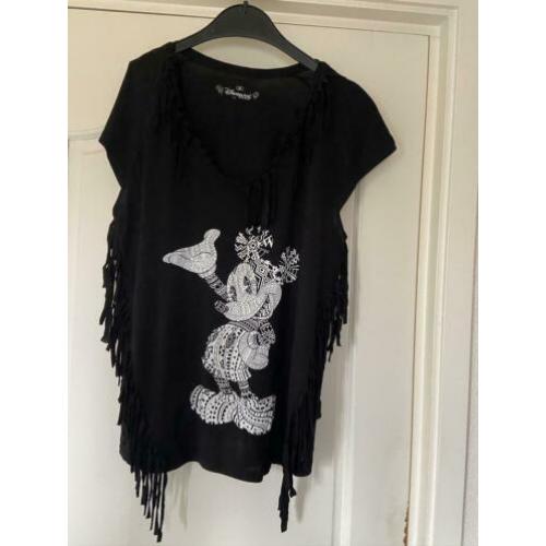 DISNEYLAND shirt Mickey met franjes maat XL. Niet gedragen