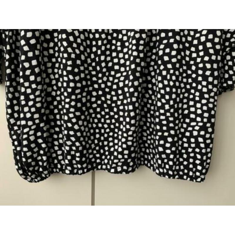 GODSKE shirt zwart/wit maat 50 z.g.a.n.