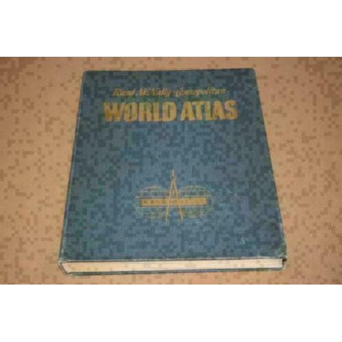 Rand McNally Cosmopolitan World Atlas - 1958 !!