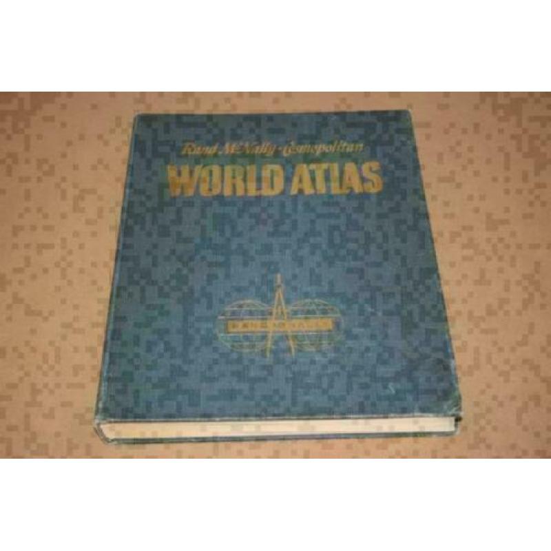Rand McNally Cosmopolitan World Atlas - 1958 !!