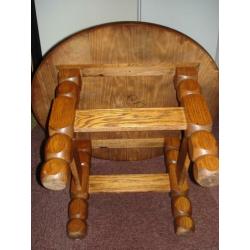 Massief eiken salontafel
