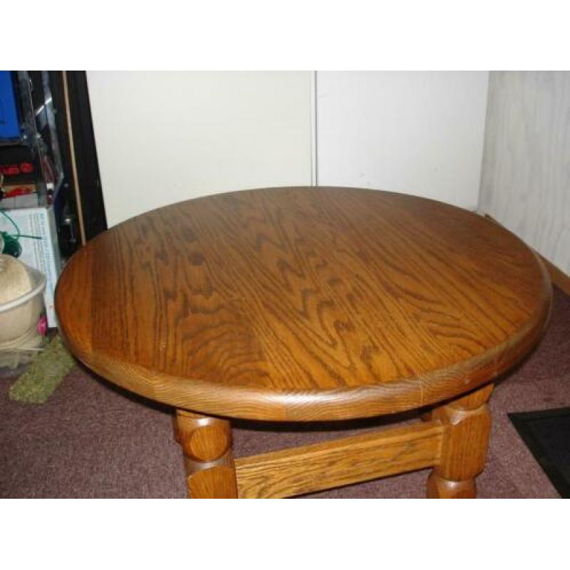 Massief eiken salontafel