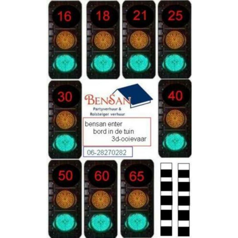 verkeerslicht 16 18 21 25 30 40 50 60 65 jaar bensan enter