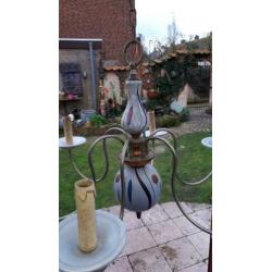 Brocante kroonluchter.