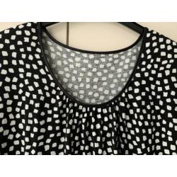 GODSKE shirt zwart/wit maat 50 z.g.a.n.