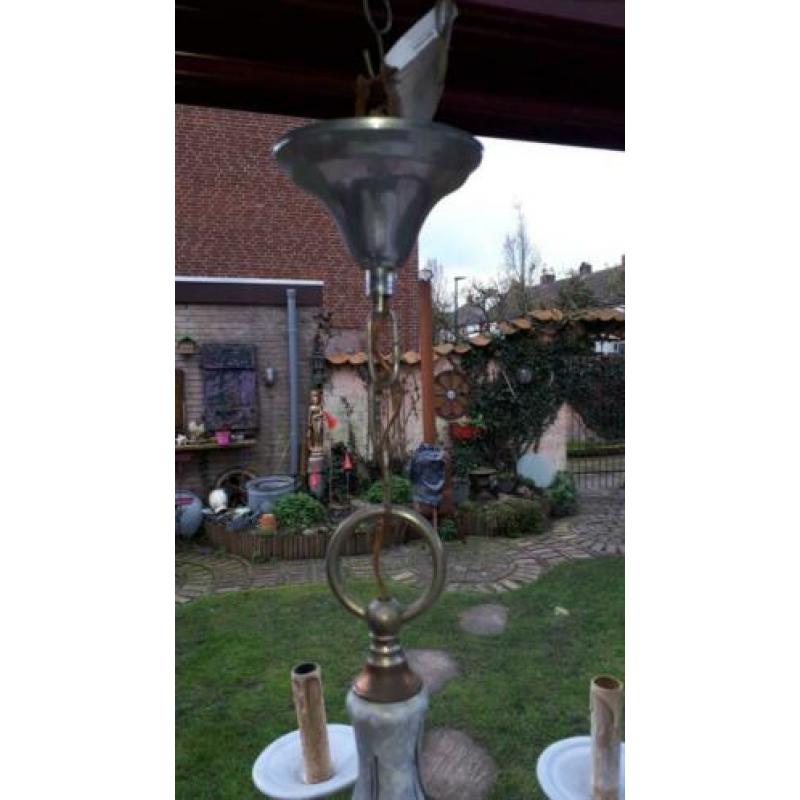 Brocante kroonluchter.