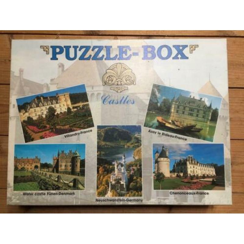 9 Puzzels in 5 dozen inclusief 3 D puzzel