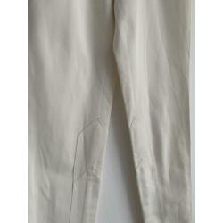 Thierry Mugler hoge taille broek wit vintage 34 designer