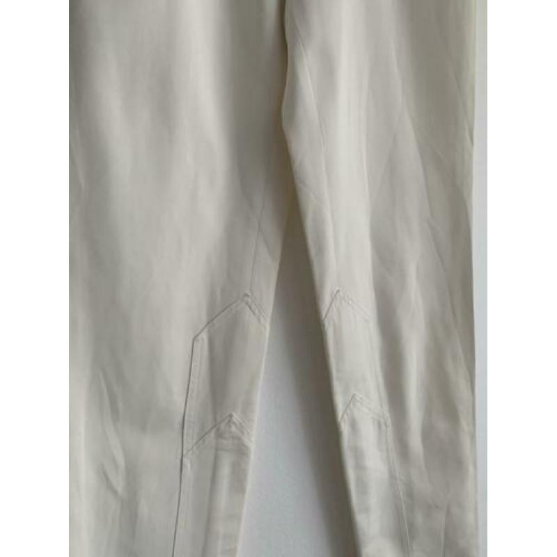 Thierry Mugler hoge taille broek wit vintage 34 designer