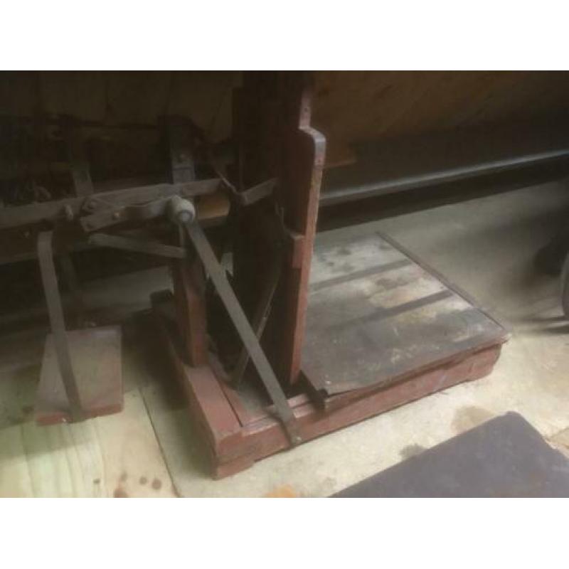 Bascule (Metaal/hout)