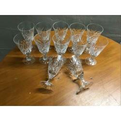 Loodkristallen glazen collectie