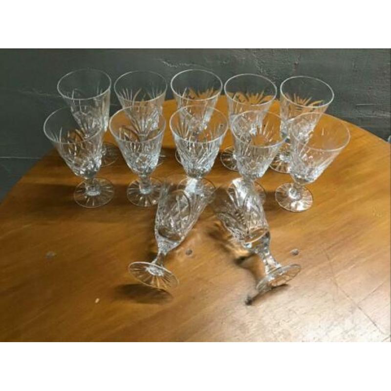 Loodkristallen glazen collectie