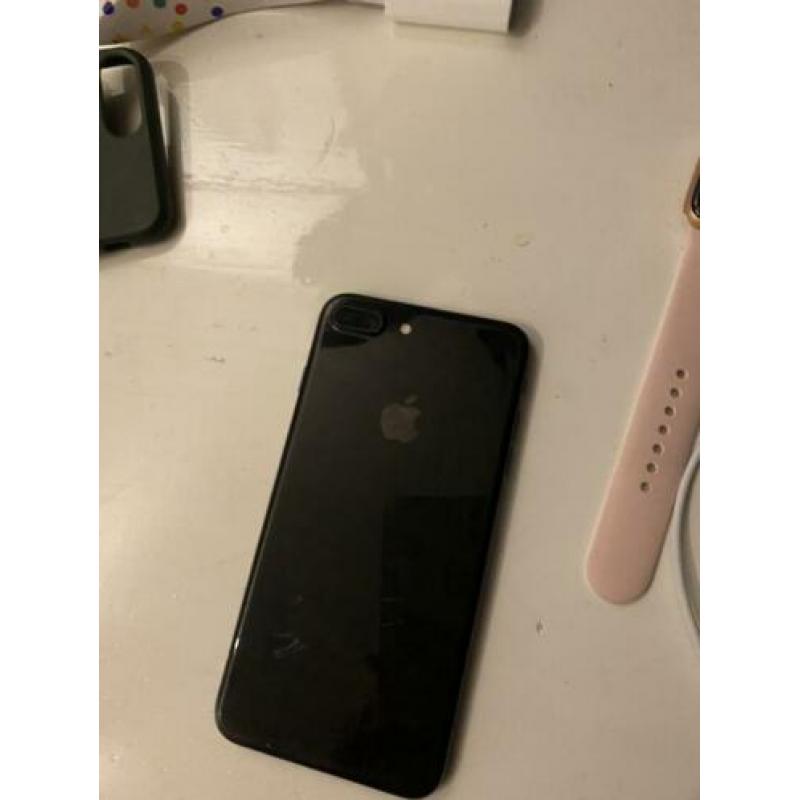 Iphone 7 plus 128GB met hoesje