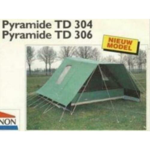 Cabanon td306 6 persoons stormtent incl toebehoren