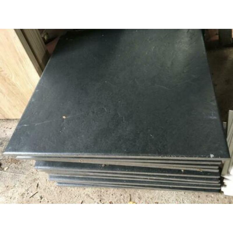 Zwarte (badkamer) tegels 33x33cm 21st