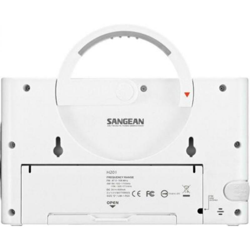 SANGEAN H-201 FM DOUCHERADIO / DEMO MODEL 60%korting! NU 50€