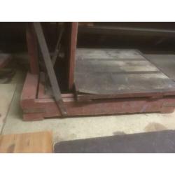 Bascule (Metaal/hout)