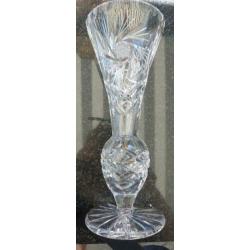 Bohemia Czechoslovakia kristallen vaas hoogte 20cm