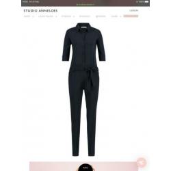 Studio Anneloes jumpsuit donkerblauw S