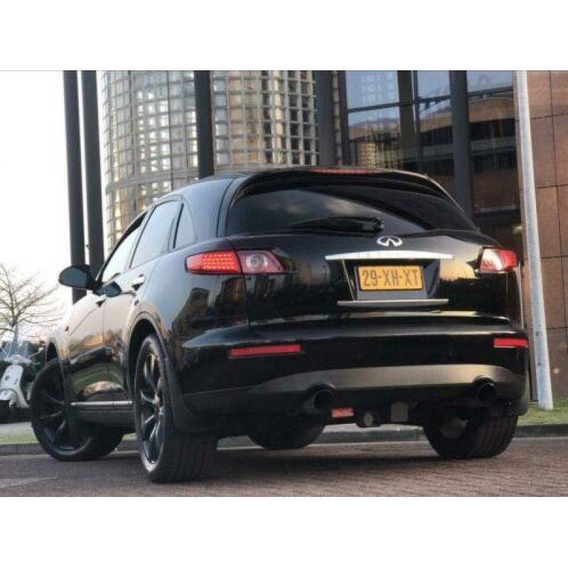 Black SUV Infiniti FX 45 V8 Lpg G3 20” Leer Bi-Xenon TV Bose