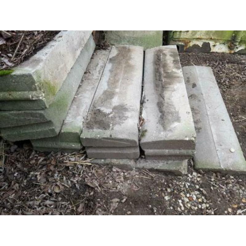 Beton banden 9 stuks zware uitvoering