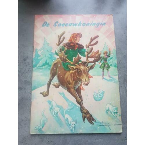 De sneeuwkoningin oud boekje