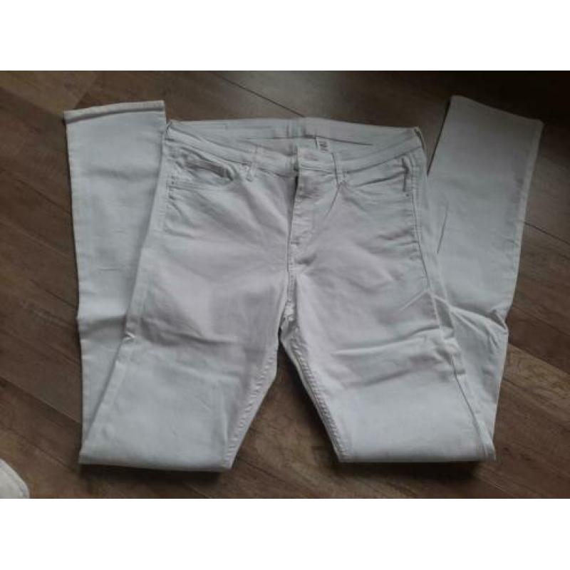 Spijkerbroek H&M maat 32/34 nieuw wit