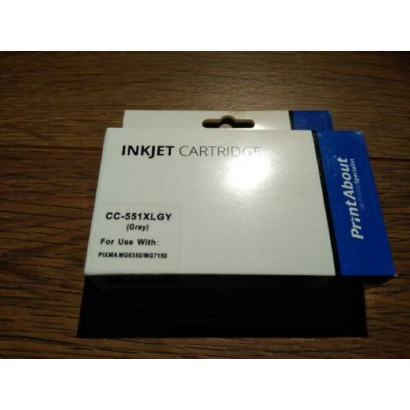 Cartridges Alle Kleuren CP-550XLBK en CC-551XL GY/Y/M/C