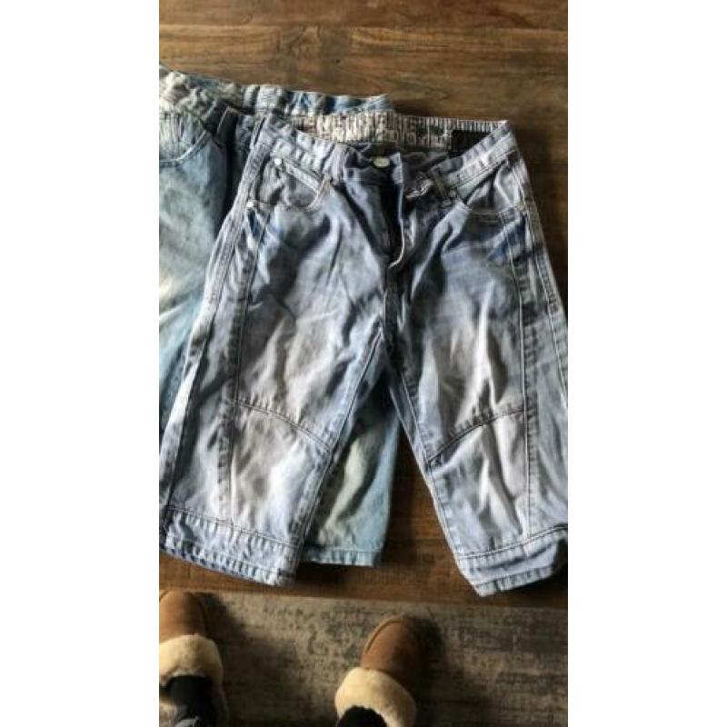 Jongens jeans shorts maat 140/146 outfitters nation, name it