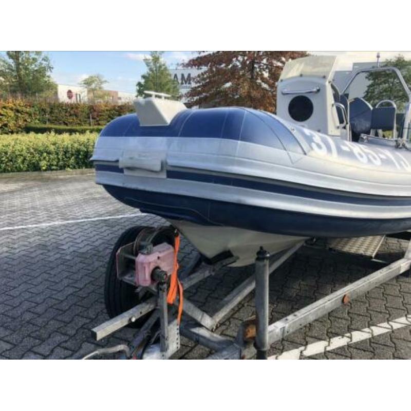 Joker coaster 515 yamaha 100 pk/ trailer met brede as