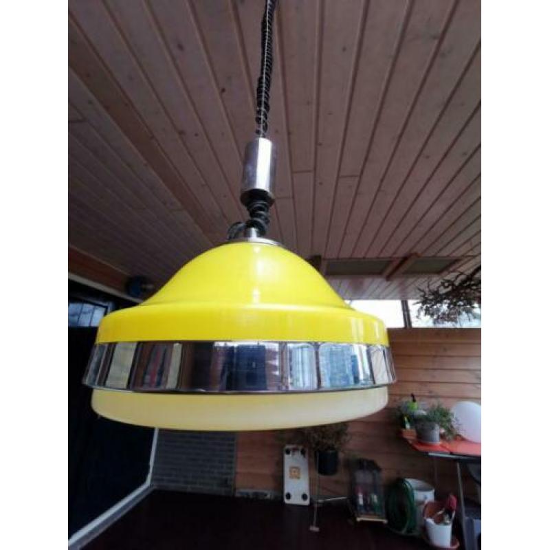 Mooie verstelbare vintage hanglamp
