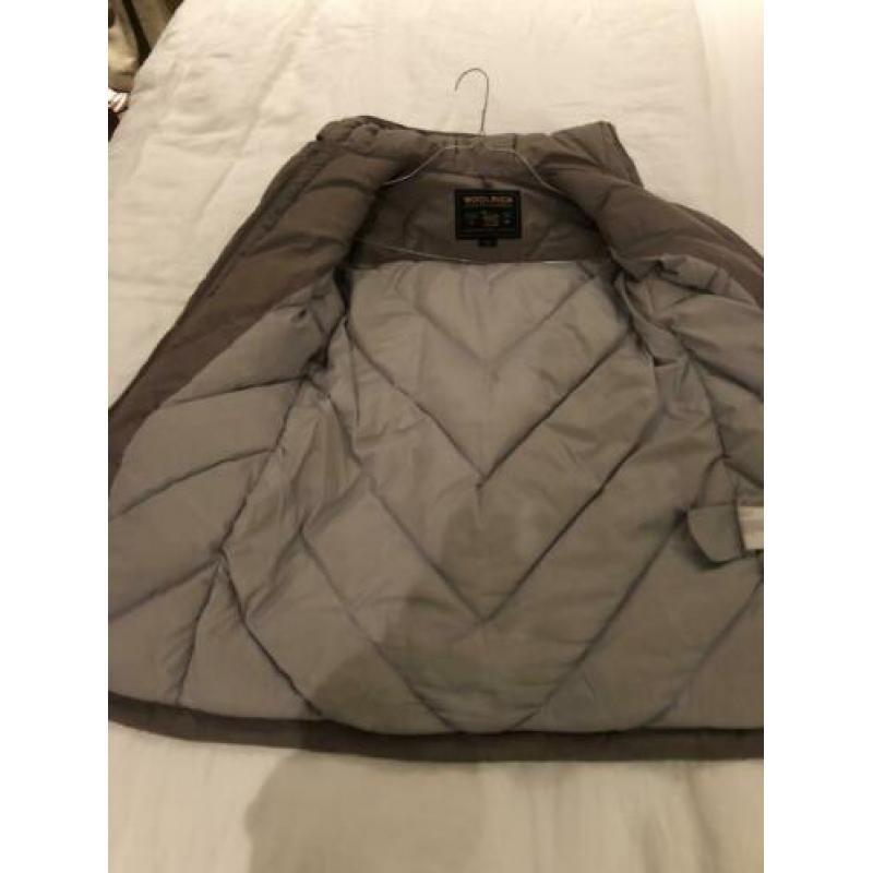 Echte Woolrich jas taupe kleur XS