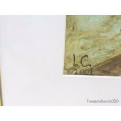 Schilderij boerderij 83483