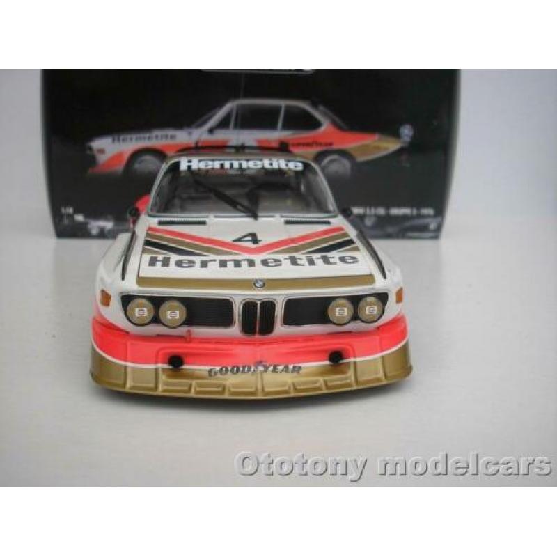Bmw 3.5 CSL #4 6h Silverstone 1976 1/18 Minichamps