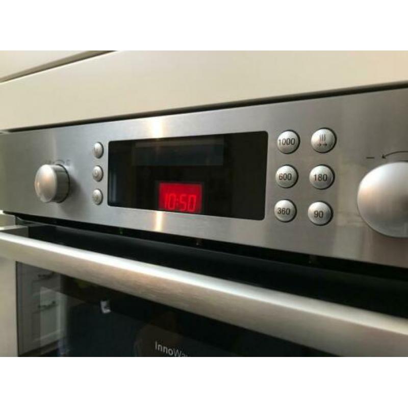 Bosch RVS inbouw combi oven met magnetron functie 45x60