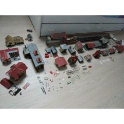 HO modelspoorbouw - huizen en gebouwen - schaal 1:87