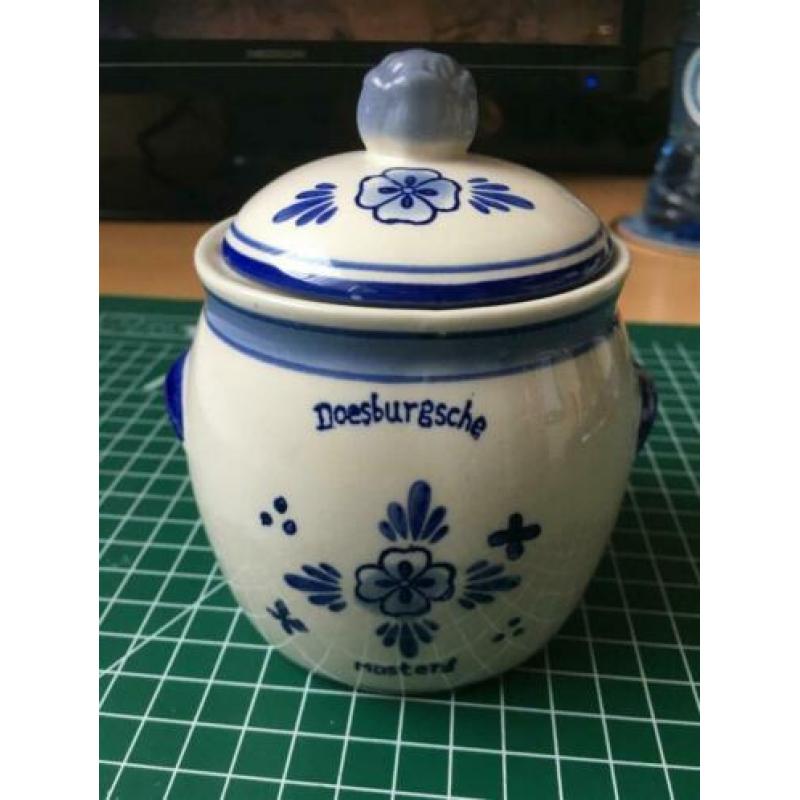 Mosterd potje. Doesburgsche mosterd.