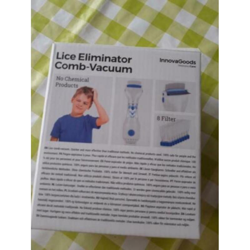 elec luizenkam met extra gratis zakjes