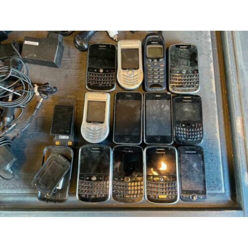 Mobiele telefoons opladers Nokia apple Samsung BlackBerry