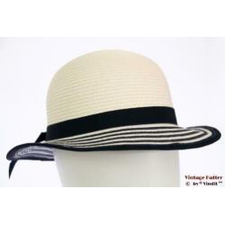 Meisjes zomerhoed Hawkins wit en blauw 52, 54 en 56 nieuw