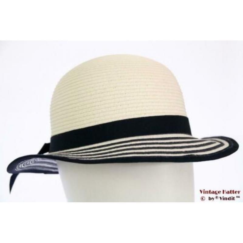 Meisjes zomerhoed Hawkins wit en blauw 52, 54 en 56 nieuw