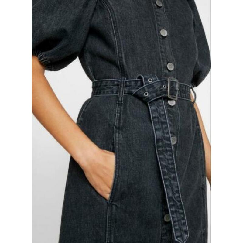 Gestuz Marant jeansjurk jurk spijker pofmouwen 36