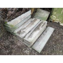 Beton banden 9 stuks zware uitvoering